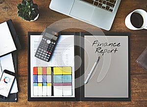 Financial Daily Report Business Strategy Minutes Concept