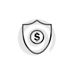 Financial Security Icon.