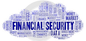 Financial Security word cloud