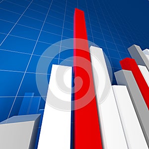 Financial stat background