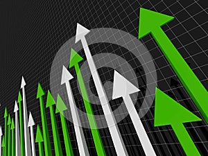 Financial stat background