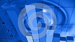 Financial stat background