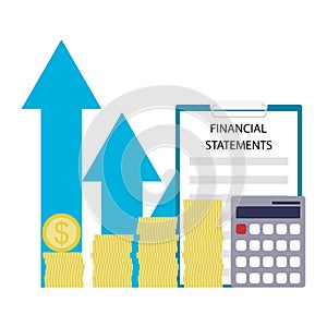 Financial statement, development business, increase budget and growth startup
