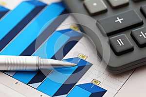 Financial statements (Business Graph or Stock Market Data)