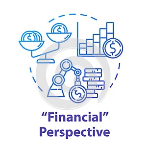 Financial strategies concept icon. Budget and funding. Earning money. Capital growth. Accounting for income. Self