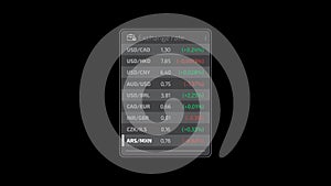 Financial trading infographic