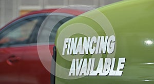 Financing Available at a Car Dealership