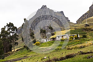 Finca hillside near Zumbahua photo