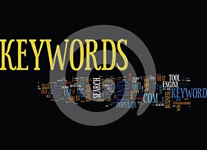 Find The Best Keywords For Your Web Pages Word Cloud Concept
