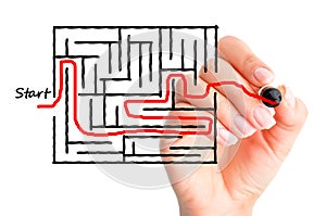 Find a better solution or shortcut concept with maze