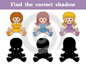 Find the correct shadow (dolls)