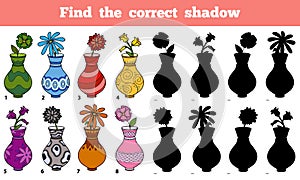 Find the correct shadow (vases)
