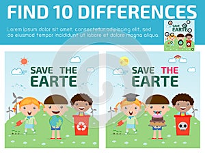 Find differences, Game for kids , find differences, Brain games, children game,