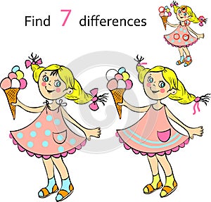 Find differences girl