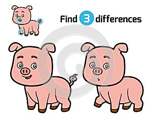 Find differences, Pig