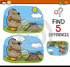 Find differences task