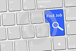 Find job enter button