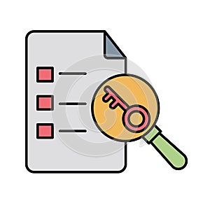 Find keyword Vector icon which can easily modify or edit .