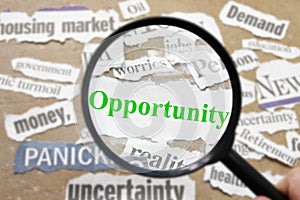 Find opportunity