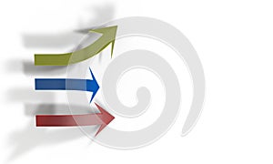 Find the right path 3d render