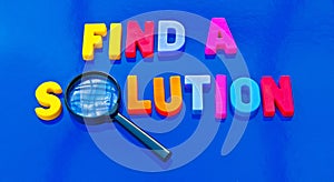 Find a solution