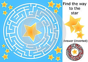 Find the Star maze labirinth game