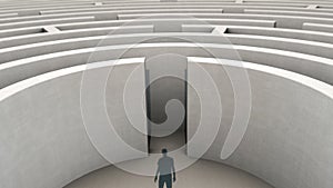 Find the way out of the labyrinth