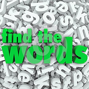 Find the Words Wordsearch Puzzle Game Challenge