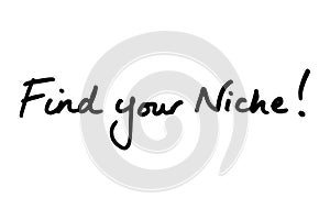 Find your Niche