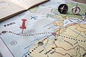 Find your way with a map and location pin