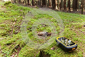 Finding the right position in the forest with a gps