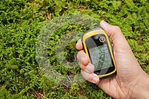 Finding the right position in the forest with a gps