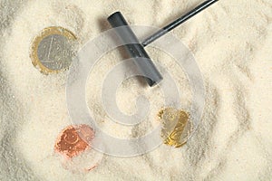 Finding treasure with euros