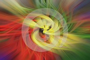 Fine art abstract background. Multi colored swirl