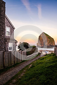 Starting the Day at Cannon Beach