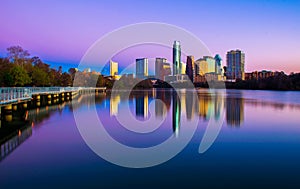 Fine Arts Cityscape Austin Texas Skyline 2015 wide