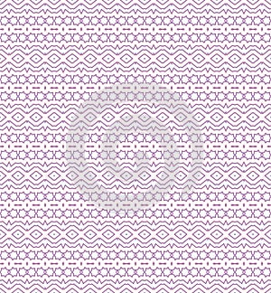 Fine Contour Outline Geometric Vector Seamless Texture Pattern.Stylish Fabric Fashion Interior Decorative Mosaic Background