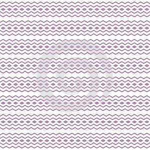 Fine Contour Outline Stripe Zigzag Line Seamless Texture Pattern.Stylish Fabric Fashion Interior Decorative Mosaic Background