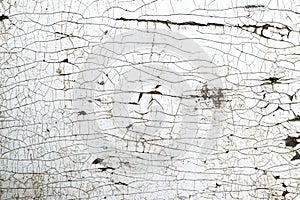 Fine cracks in the paint