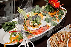 Fine Dining Restaurant Dinner Salad Buffet