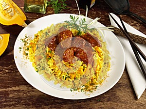 Fine Meat - Beef Goulash with Curry Rice