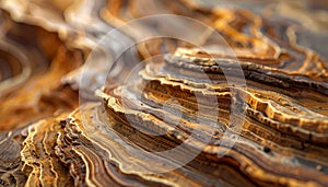 Fine mudstone laminae subtle striping with central copy space neutral geology texture background