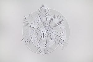 Fine paper snowflake