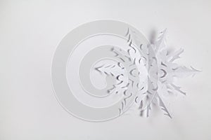 Fine paper snowflake