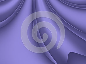 Fine purple modern abstract fractal background illustration with stylized ribbons
