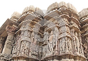 Fine sculpture of Modhera Sun Temple