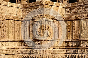 Fine sculpture of Modhera Sun Temple