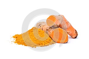 Finely dry Turmeric Curcuma longa Linn powder