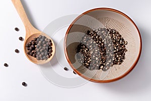 Finely ground black pepper