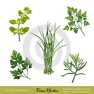 Fines Herbes, Herb Blend